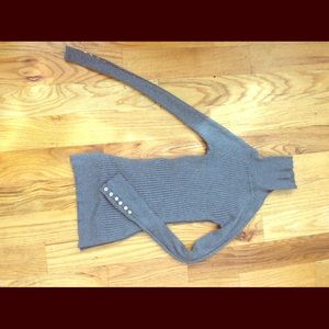 Stylish gray turtle neck